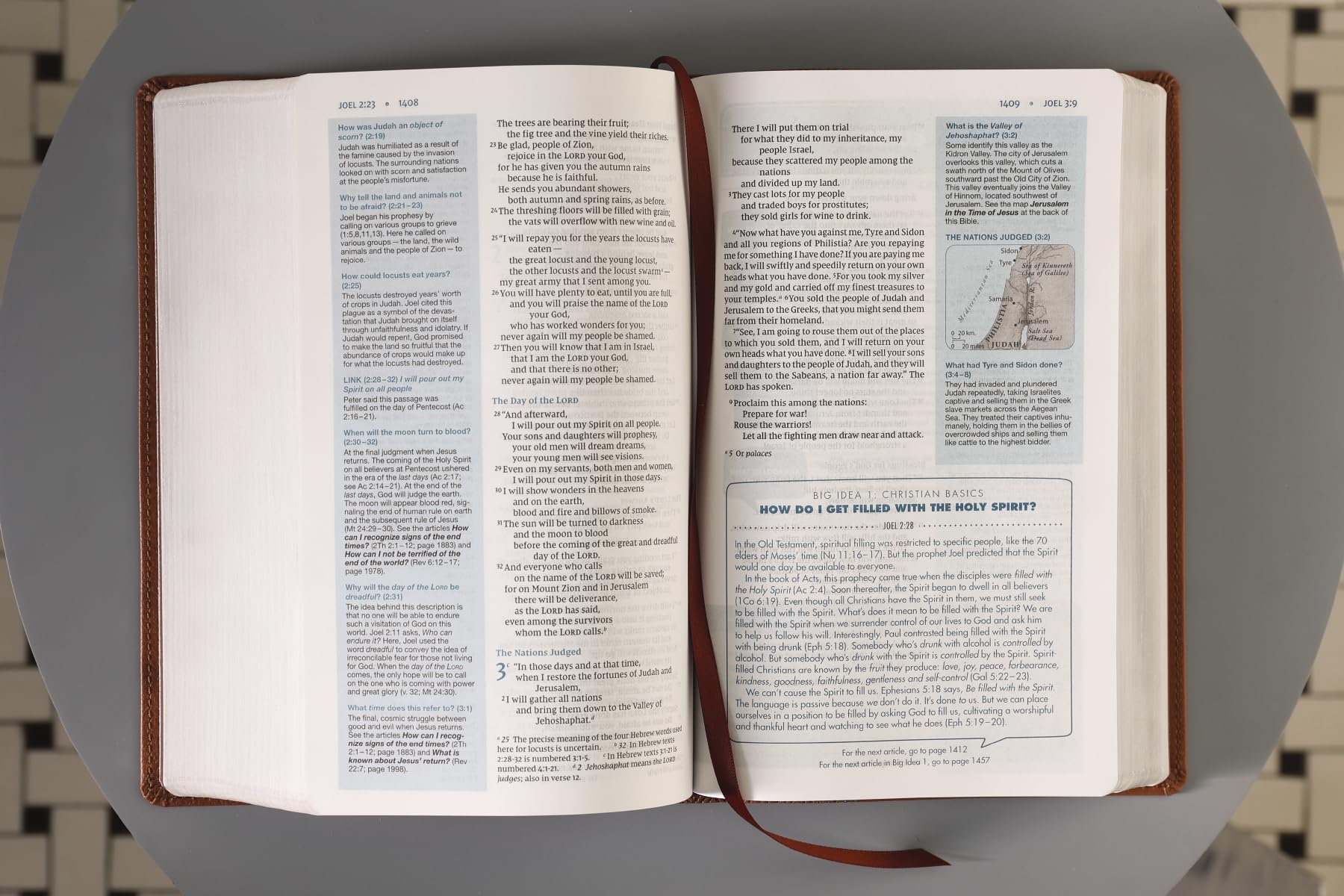 Holy Bible: New International Version, Quest Study Bible for Teens, The Question and Answer Bible, Leathersoft, Brown, Comfort Print