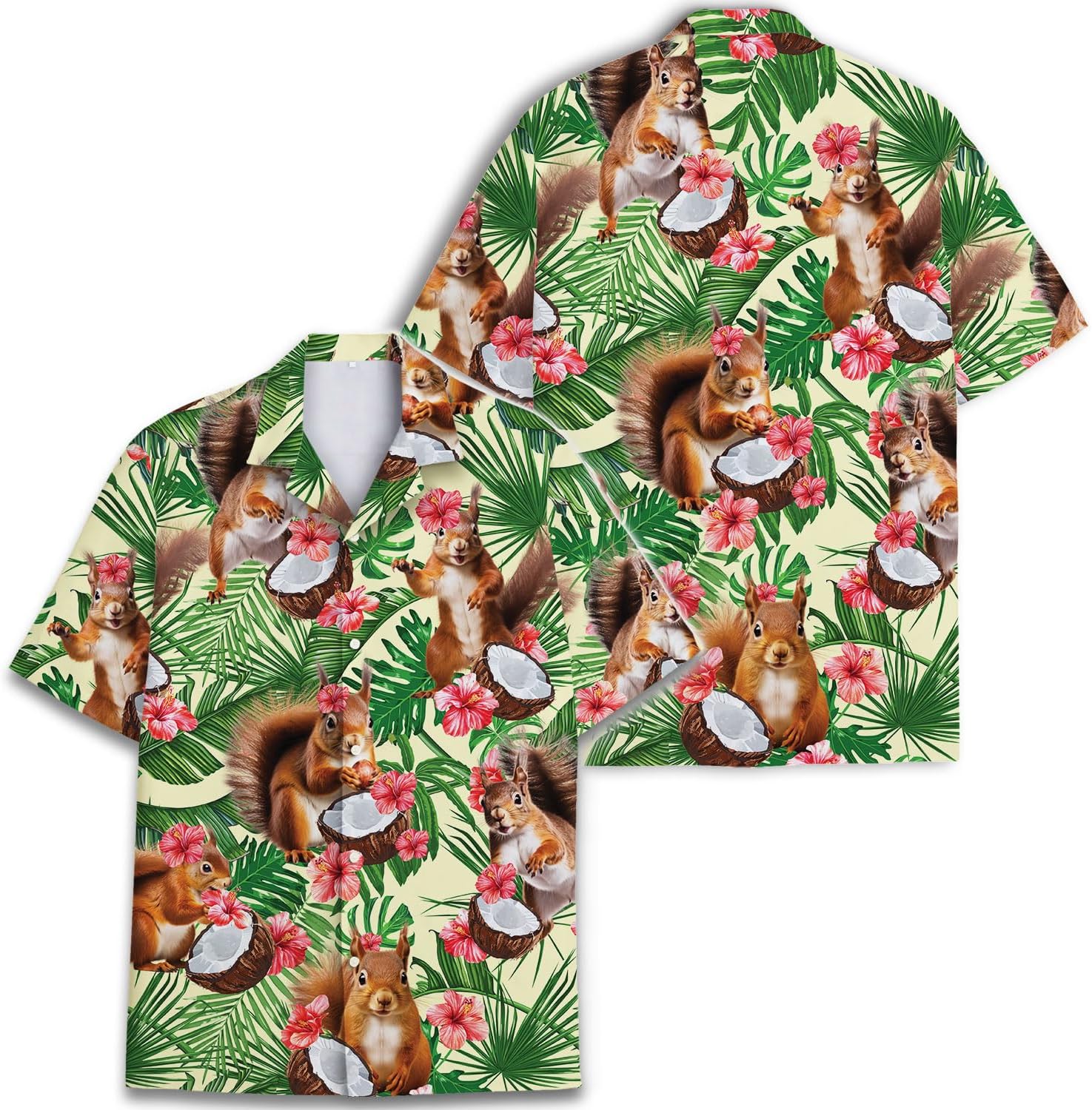 Funny Vintage Hawaiian Shirts for Men Unisex Mens Hawaiian Shirts Casual Short Sleeve Button Down Shirt Men - Image 4