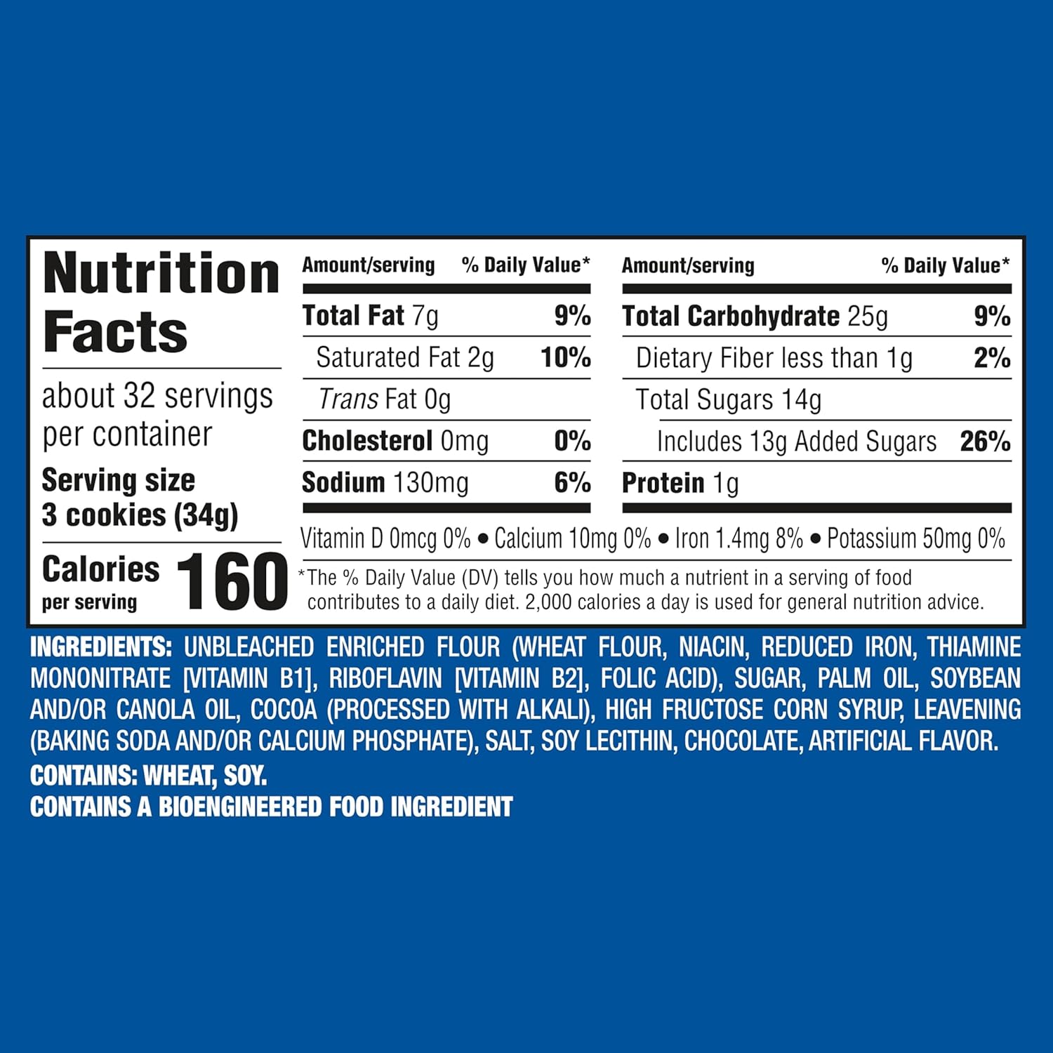 OREO Chocolate Sandwich Cookies, King Size, 12 Snack Packs (8 Cookies Per Pack)