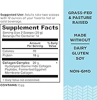 Vista 2 de Ancient Nutrition Collagen Peptides Powder, Unflavored, 14 Servings + Multi Colalgen Protein Powder, Unflavored, 45 Servings