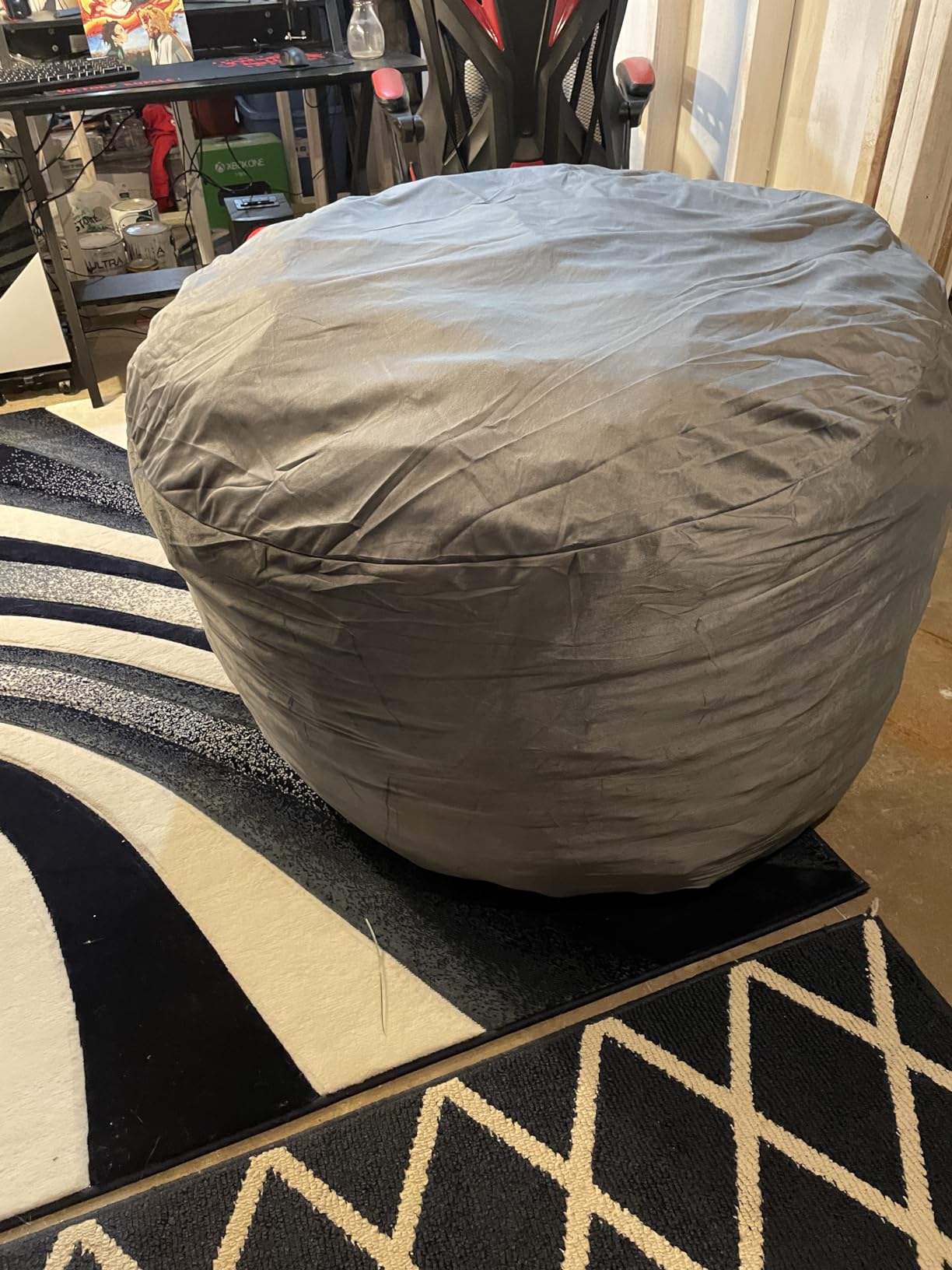 Bean Bag Chairs for Adults - Memory Foam Furniture BeanBag Chair - Kids/Teens Sofa with Soft Micro Fiber Cover photo review