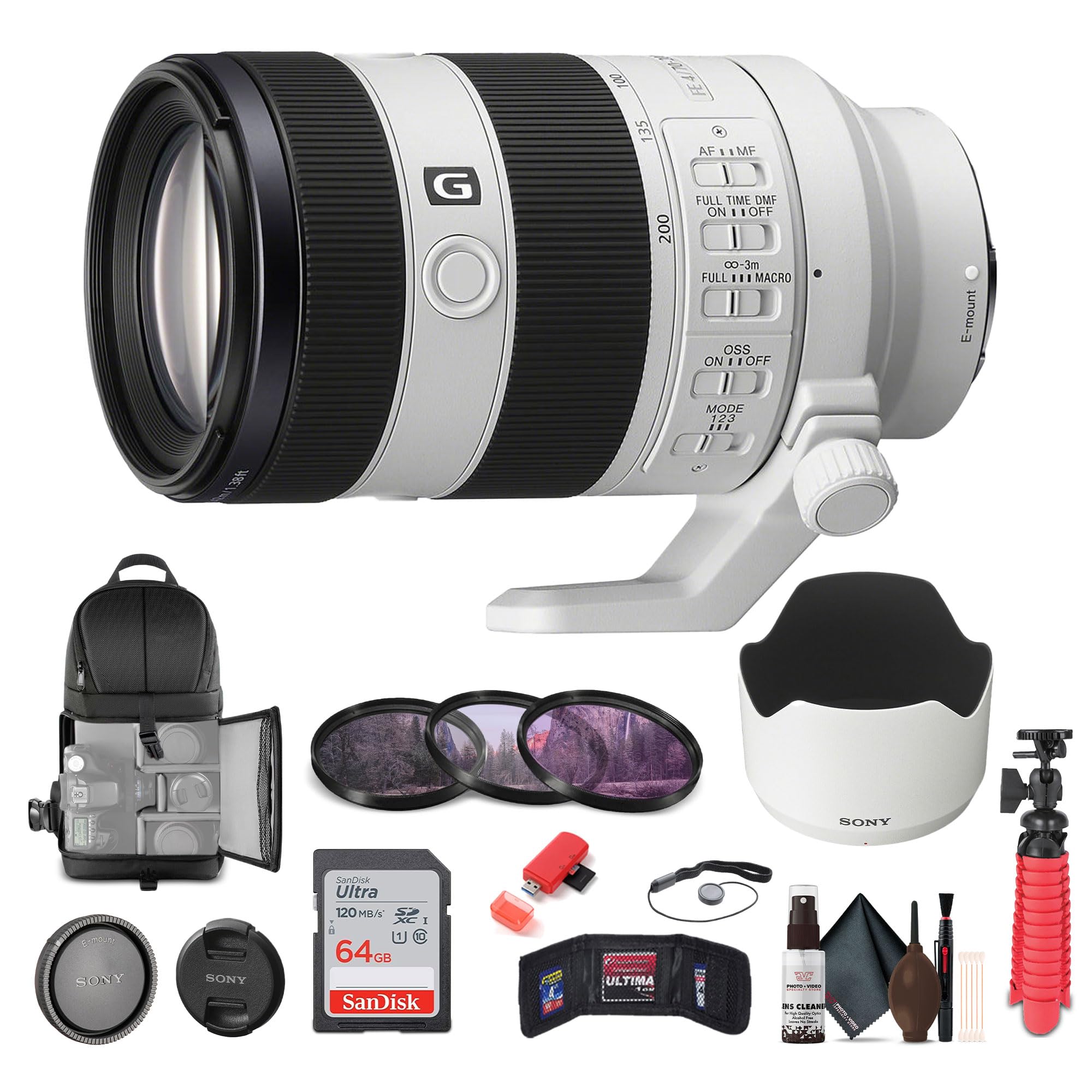 ［美品］SONY 70-200mm macro oss2 Sony Alpha FE 70-200mm F4 Macro G OSS II Full-Frame Telephoto Zoom