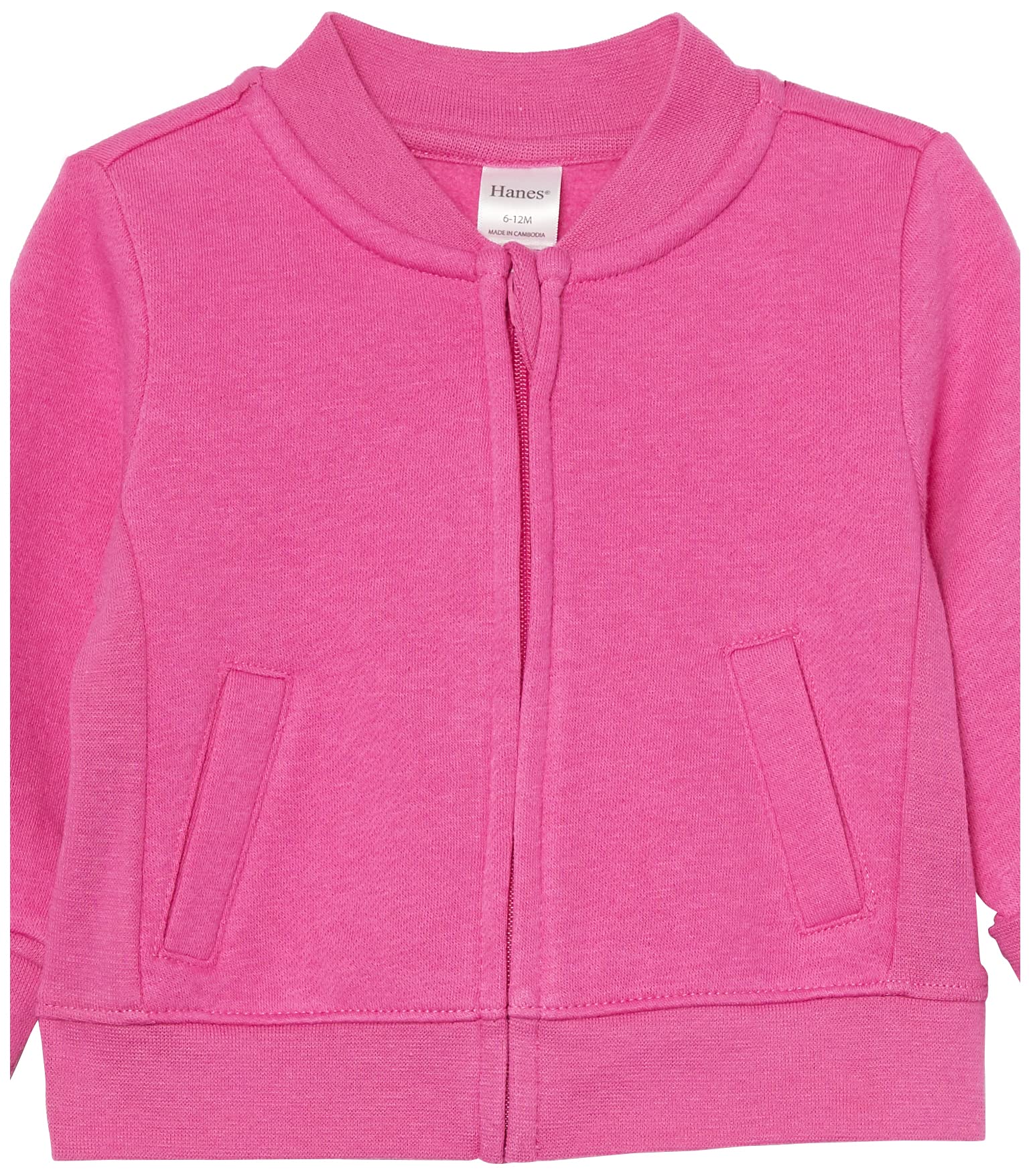 Hanes Chaqueta de forro polar para bebé, sudadera elástica en 4 direcciones Zippin®
