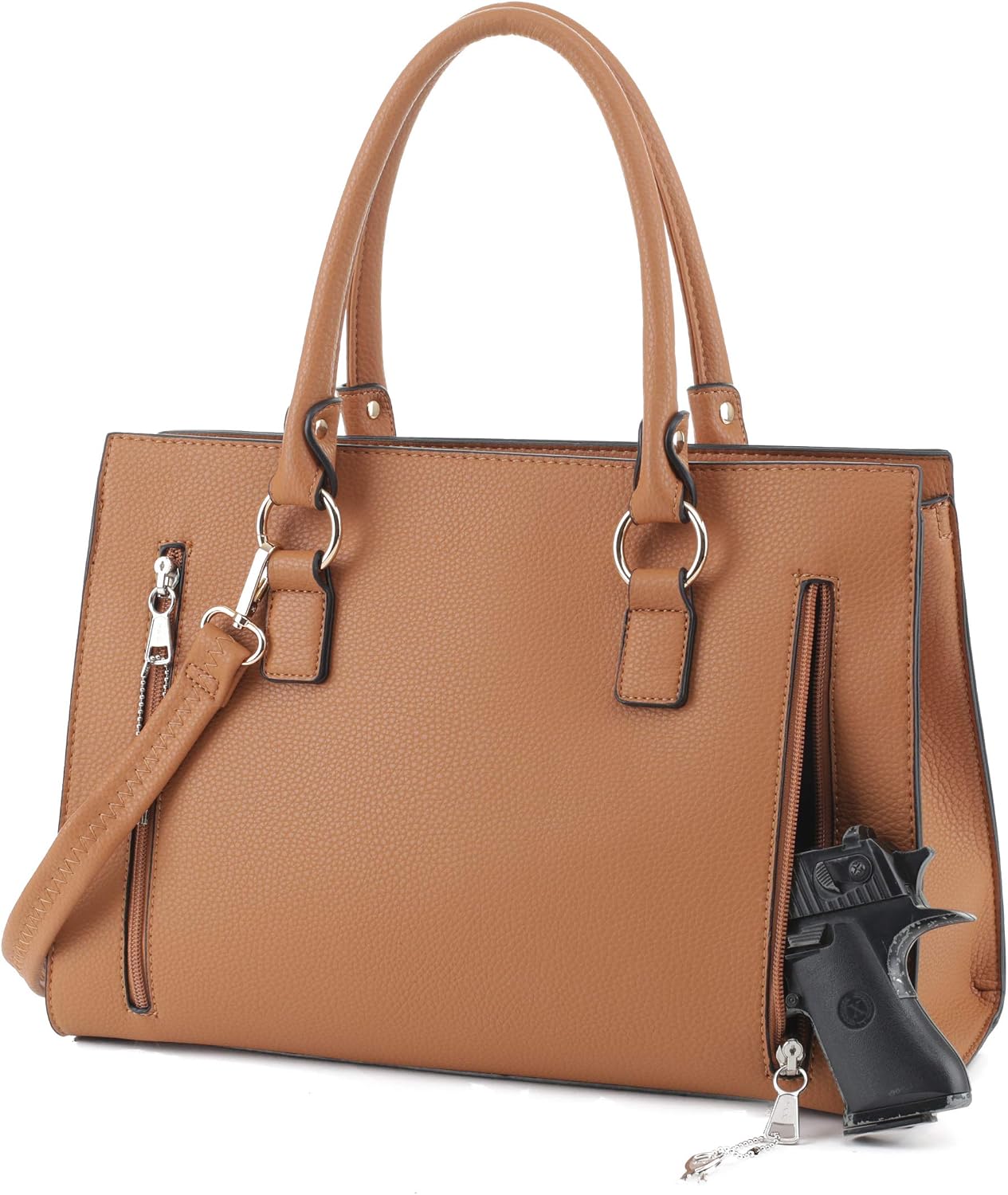 Emperiaoutfitters Concealed Carry Purse - Dina Lock Concealed Carry Satchel