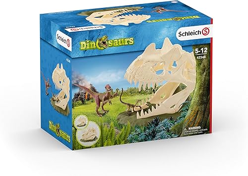 Trampa grande para cráneos con velociraptor