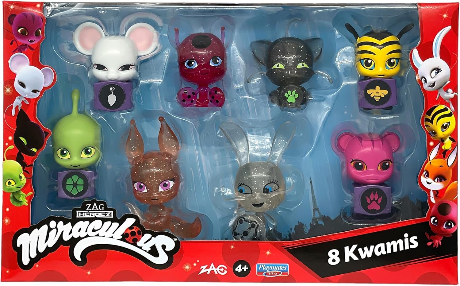 Pack de 8 Kwamis Miraculous 1 Pack de 8 Kwamis Miraculous
