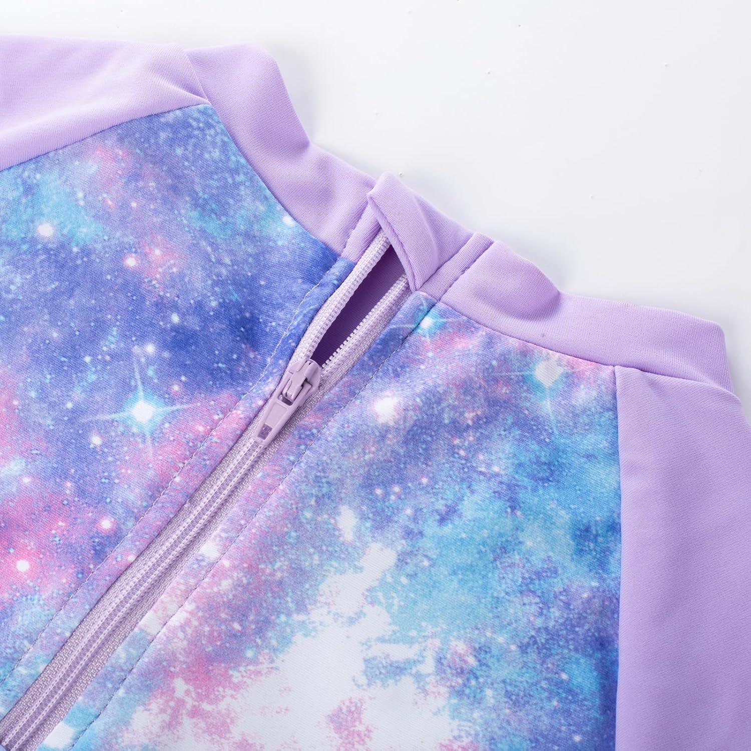 GRACE KARIN Girls Long Sleeve Swimsuit Mermaid Bathing Suit Rash Guard Swimwear 4 Piece Size 5-12 - Image 9