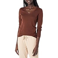 Amazon Essentials Maglione Leggero a Maniche Lunghe con Scollo a V