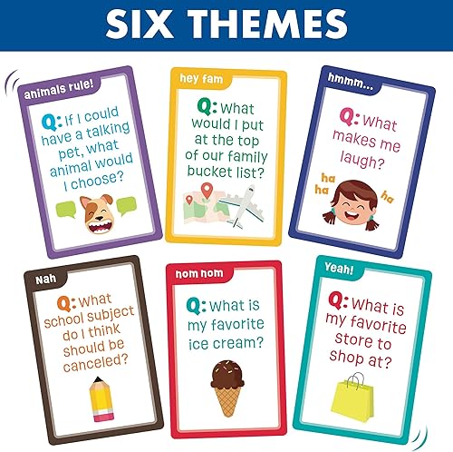 Miniatura 2 de LotFancy Juego de trivia familiar, 60 tarjetas, juegos de cartas para niños a partir de 4 años