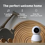 Maxi-Cosi See Pro 360 Baby Monitor avec CryAssist™ AI Cry Translation, 2K HD appareil photo avec PTZ, Sécurité non-fichier 5 unité mère de pouce, 10 batterie d'heure, 2,4GHz/5,0GHZ WiFi, Des berceuses apaisantes, 2-way audio