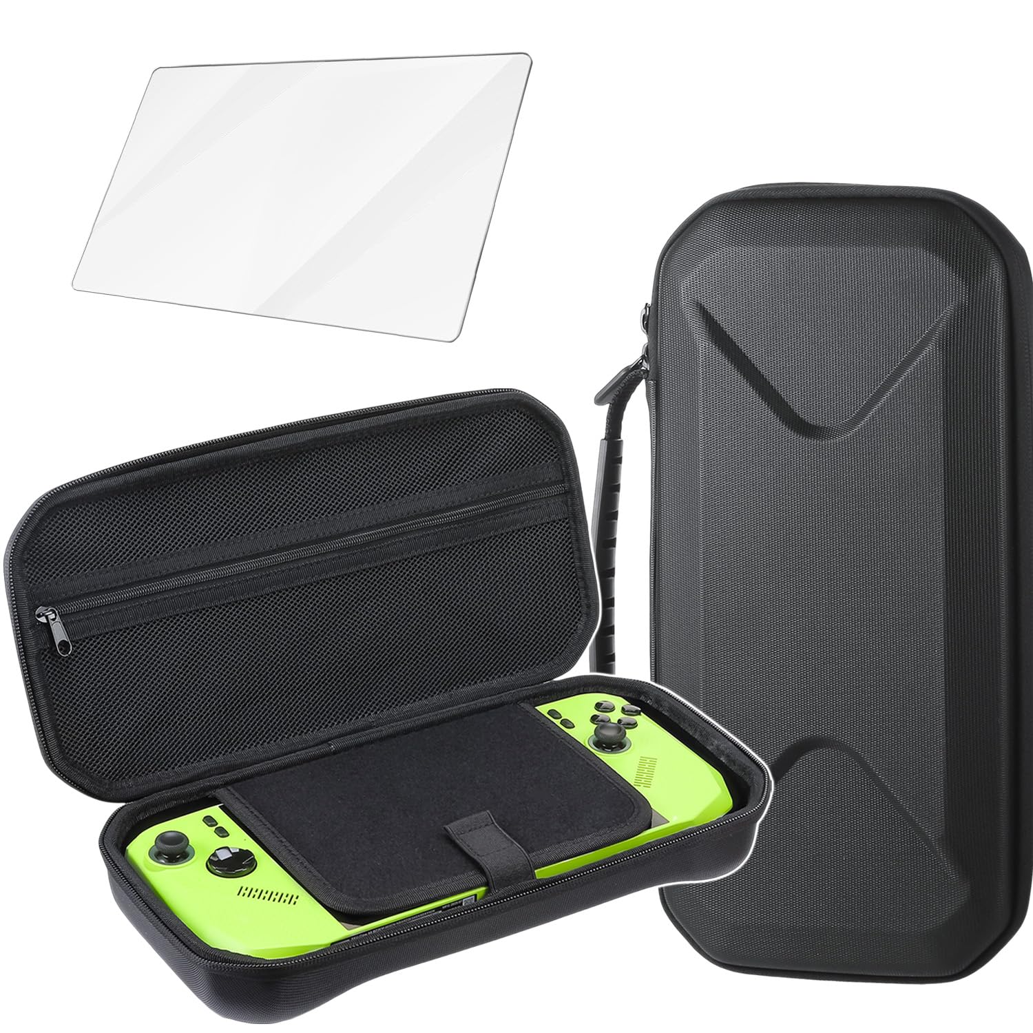 Digi-Tatoo Étui de transport et protecteur d'écran compatibles avec MSI Claw, Noir , MSI Claw, Moderne