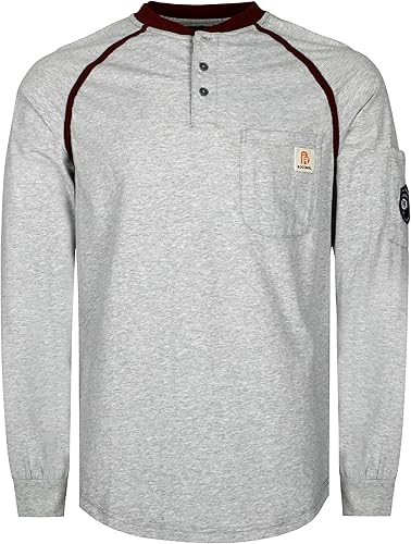 BOCOMAL FR Shirts - Camisa ligera de 5.5 onzas de manga corta y resistente al fuegoignífuga