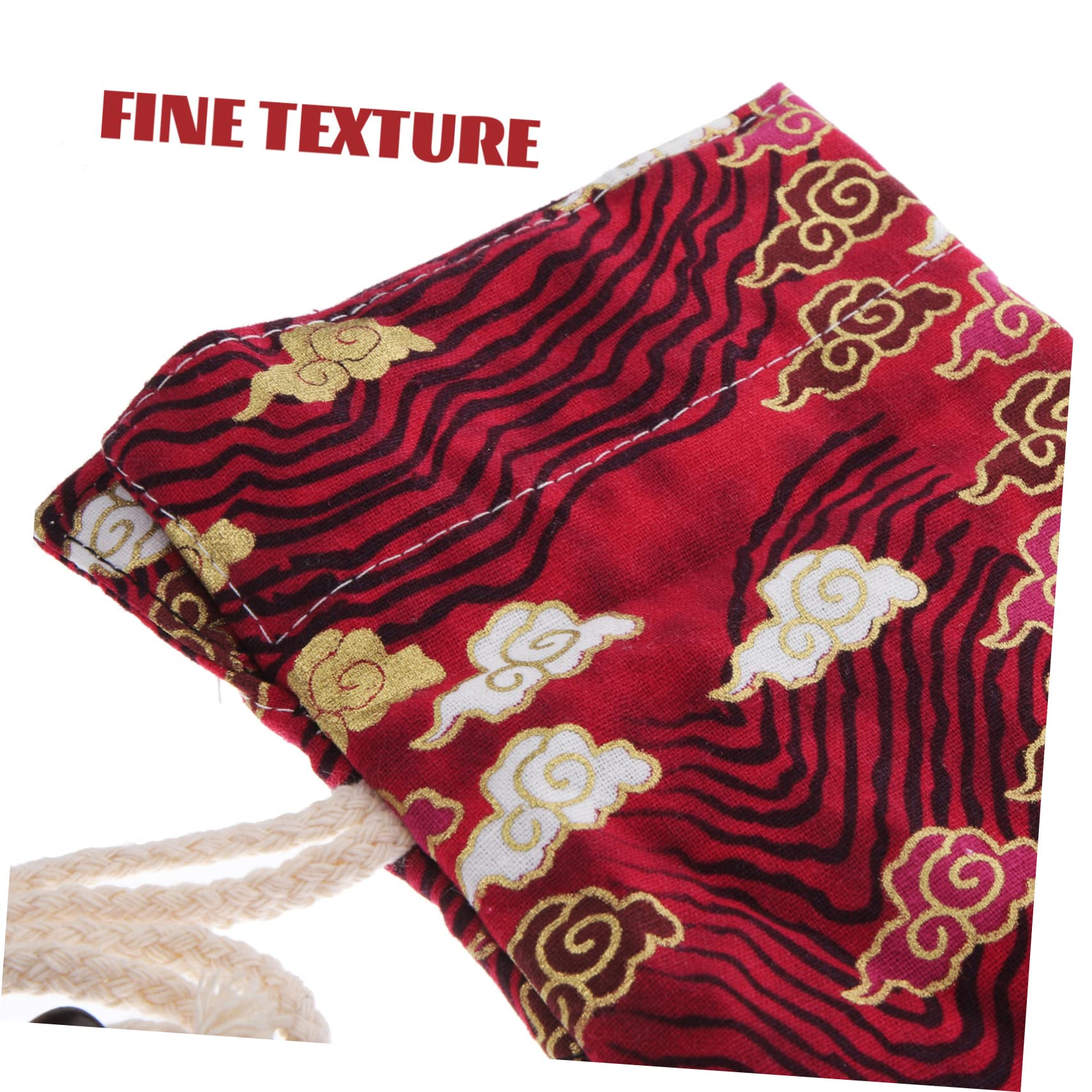 VICASKY Paquet pour Flûte en Coton Rouge, Pochette de Rangement Portable et Protectrice pour Instruments à Vent, Style Simple, pour Clarinette et Flûte