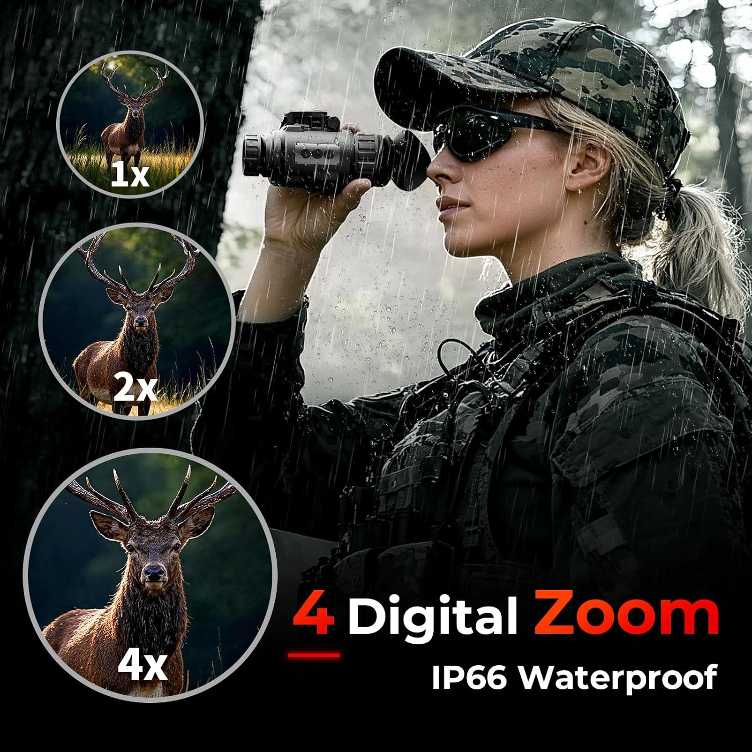 GOYOJO GNG2K Night Vision Monocular 4x digital zoom