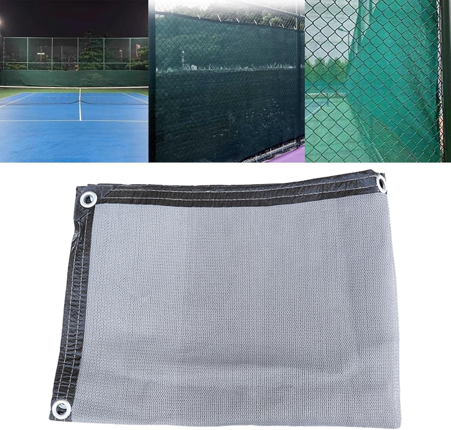 Colaxi Tennis Court Wind Screen Windscreen Cover Court Accessories Tennis Field Netting Mesh for Park Outdoor Team Building Practice