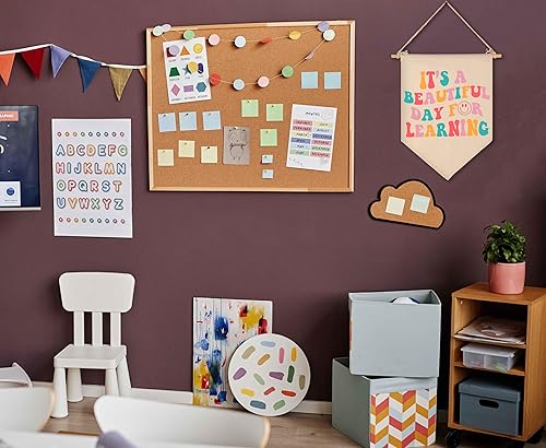 Miniatura 5 de Cartel de pared con texto en inglés "It's A Beautiful Day for Learning", regalo de semana de agradecimiento para profesores, regalo de Navidad,