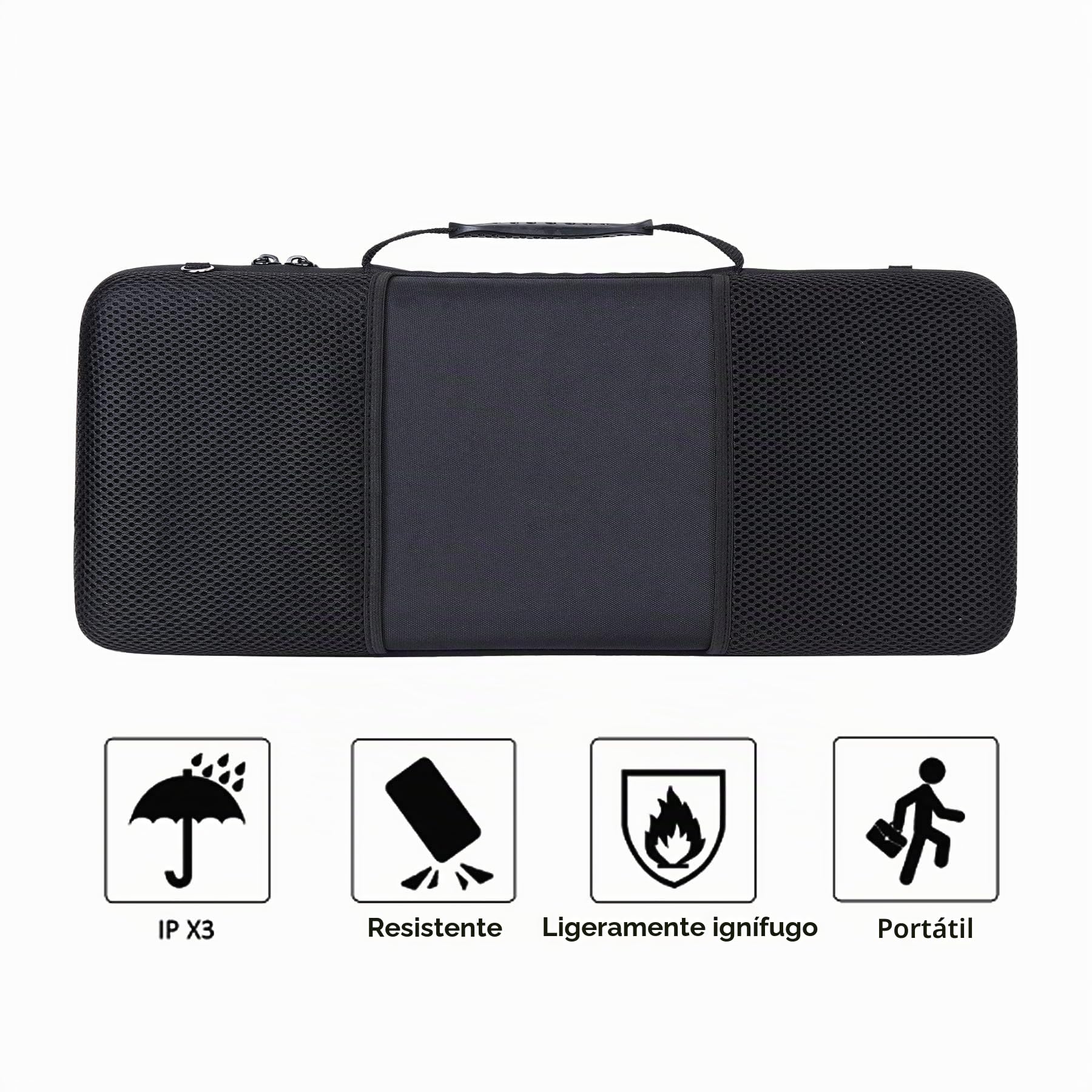 co2CREA Duro Viajar caja estuche funda para AKAI Professional MPK Mini Plus Teclado controlador MIDI USB de 37 mini teclas(funda solo,Case Only)