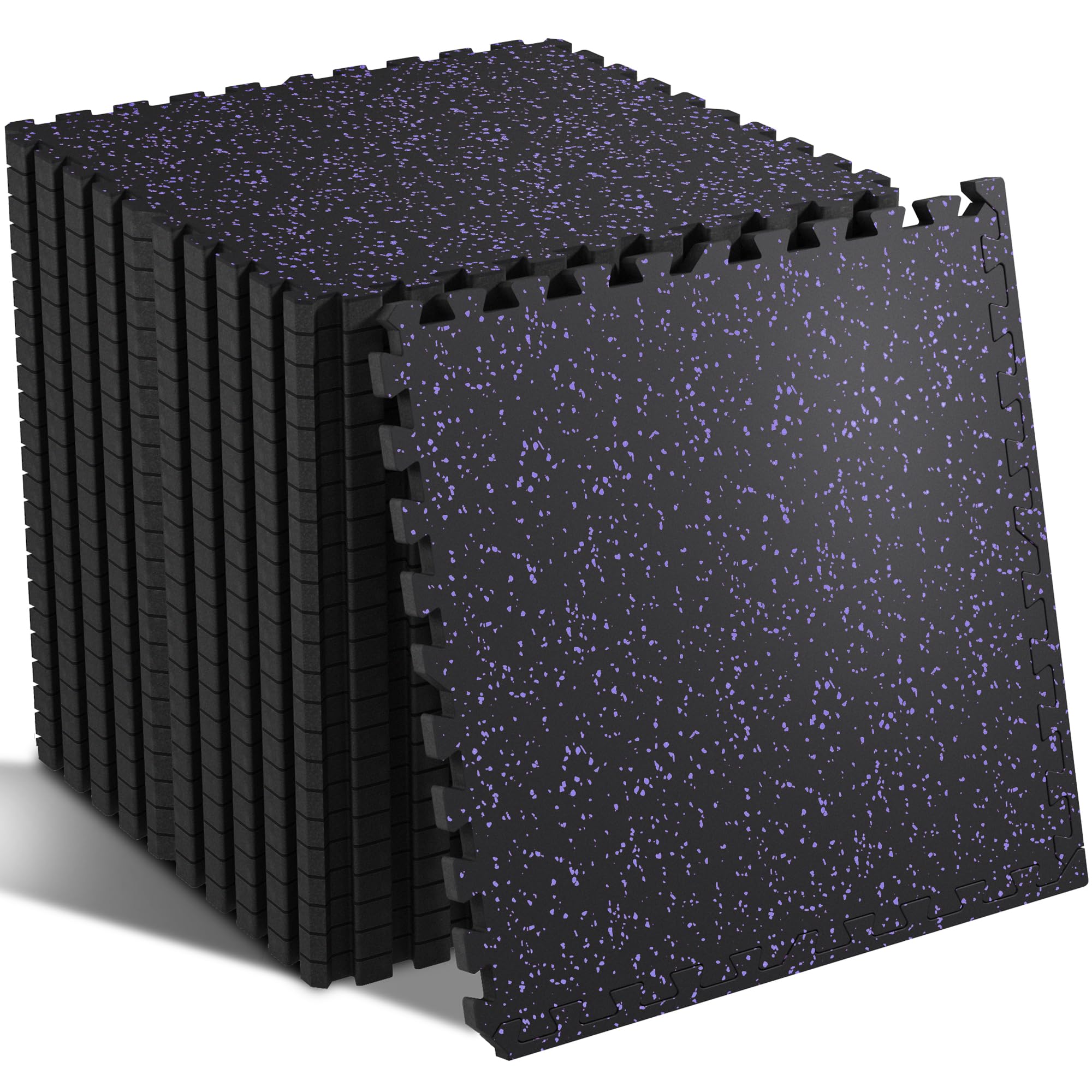 SUPERJARE 0.79'' Extra-Thick 24 Pcs 96 Sq Ft Exercise Equipment Mats