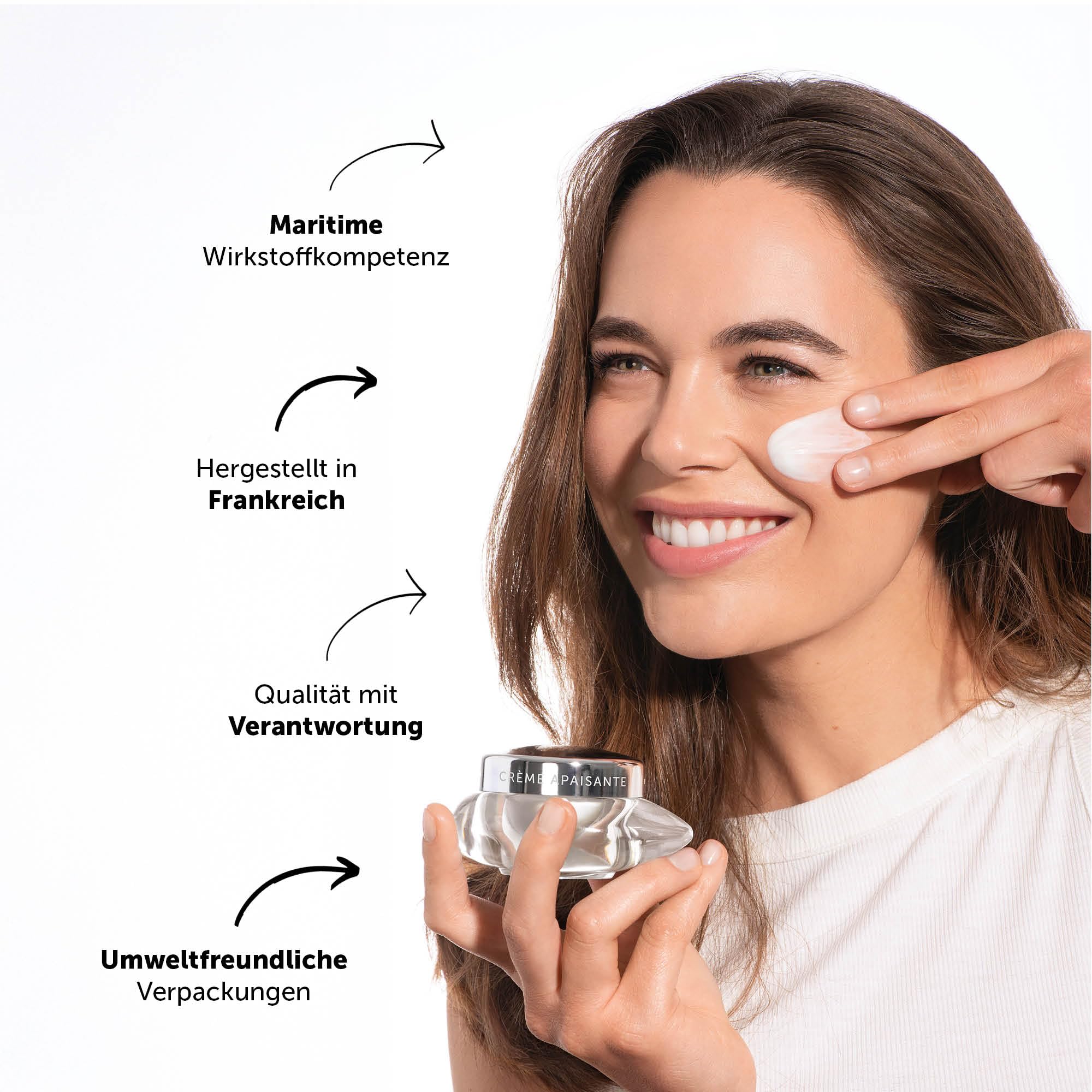 THALGO Cica Marin Beruhigende Creme 50 ml – SOS-Gesichtspflege bei Rötungen & Irritationen – Stärkt die Hautbarriere mit marinen Präbiotika – Intensive Feuchtigkeitspflege für empfindliche Haut