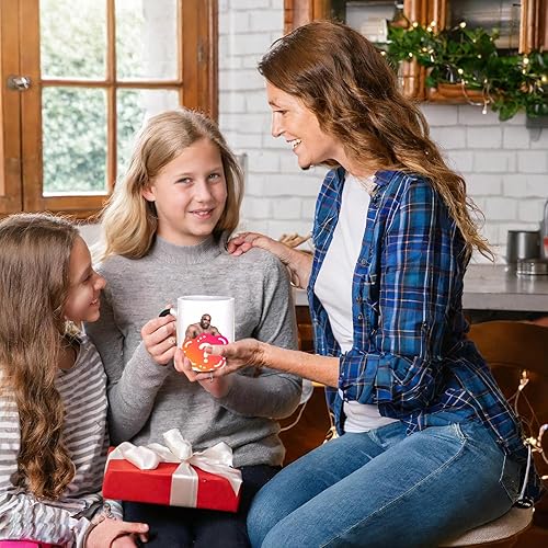 Miniatura 6 de Taza de café divertida, taza personalizada, taza de madera de Barry, la imagen aparece al calentar, regalos de elefante blanco para adultos,