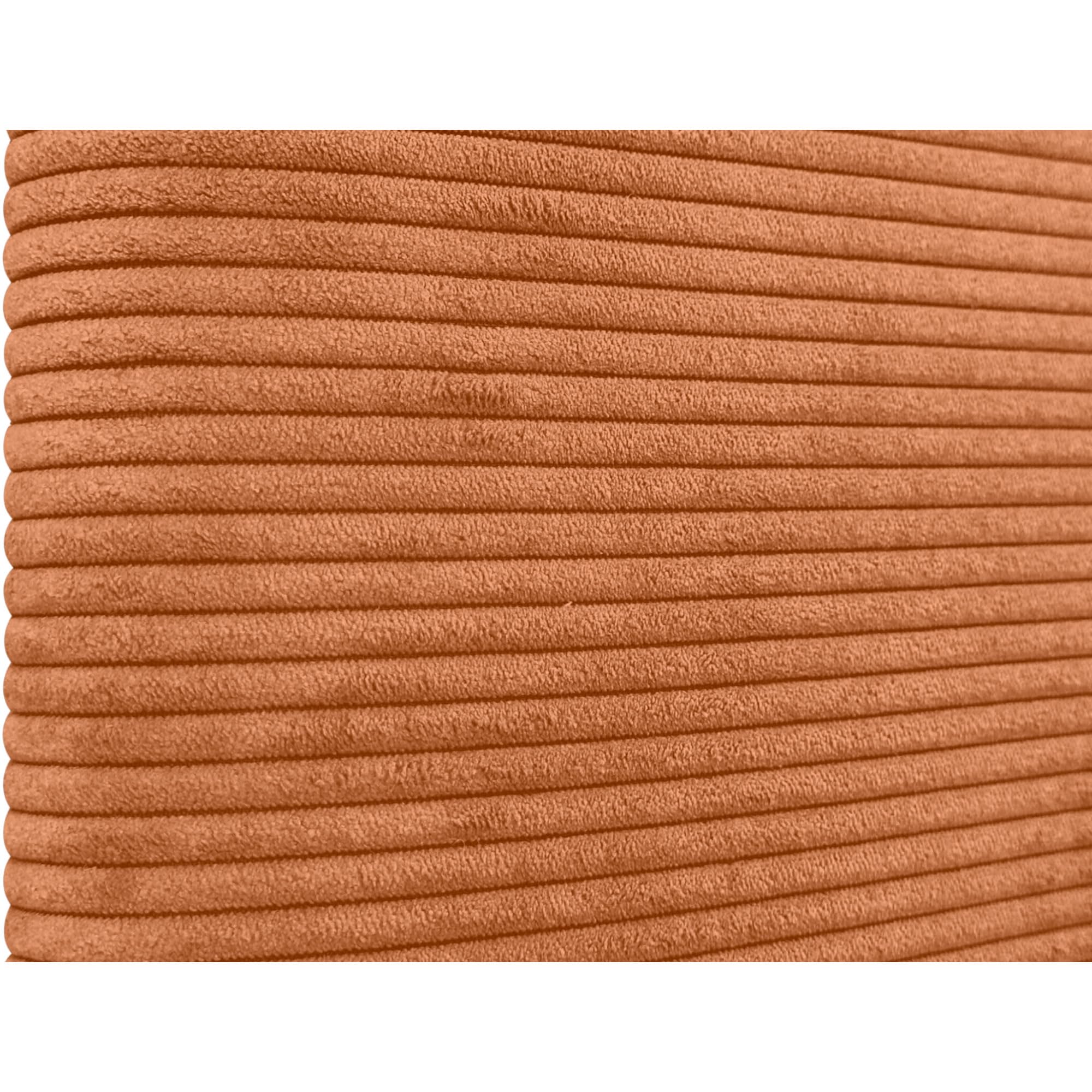 DHOME Gepolstertes Kopfteil Glatt Abgerundet Premium-Cord für Wand Akustische Kopfteile Schallabsorbierend Kopfstütze Bett Schlafzimmer (Orange, 180cm Dual)