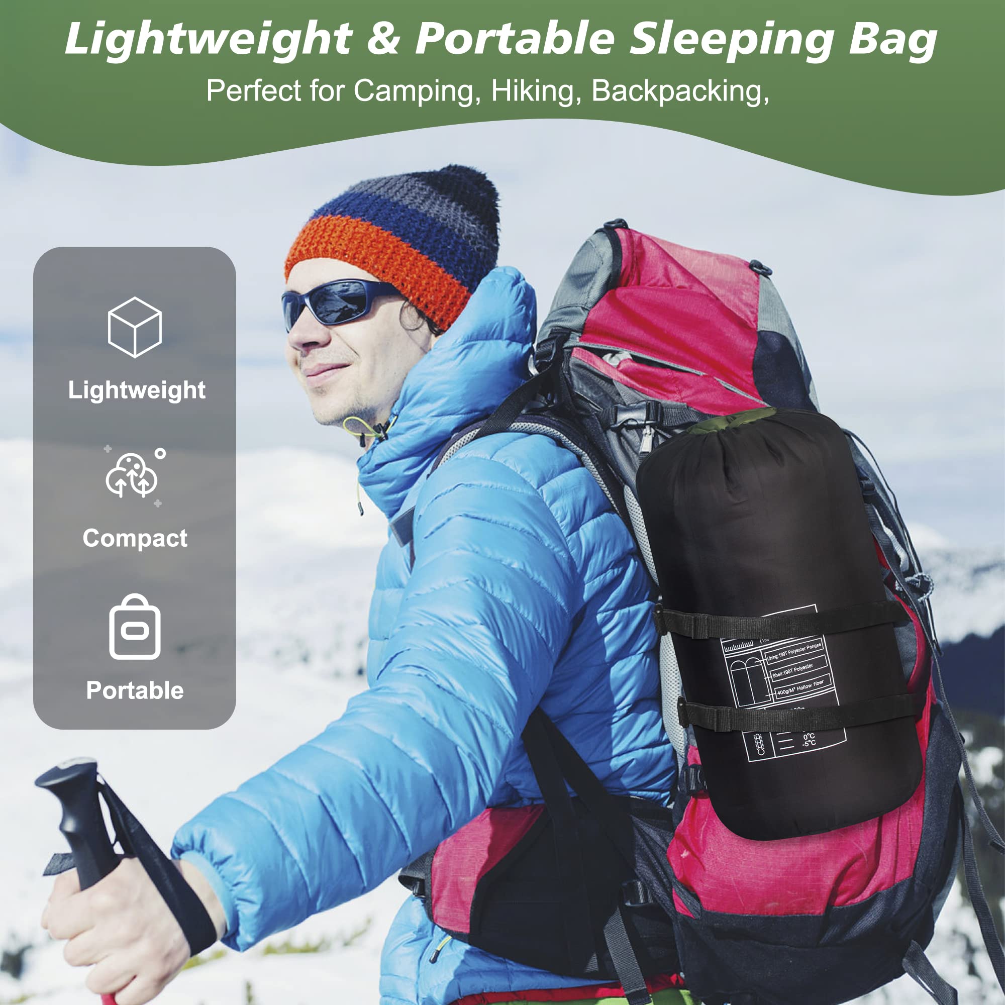 Sleeping Bag Ultralight s Uk Backpacking Inch