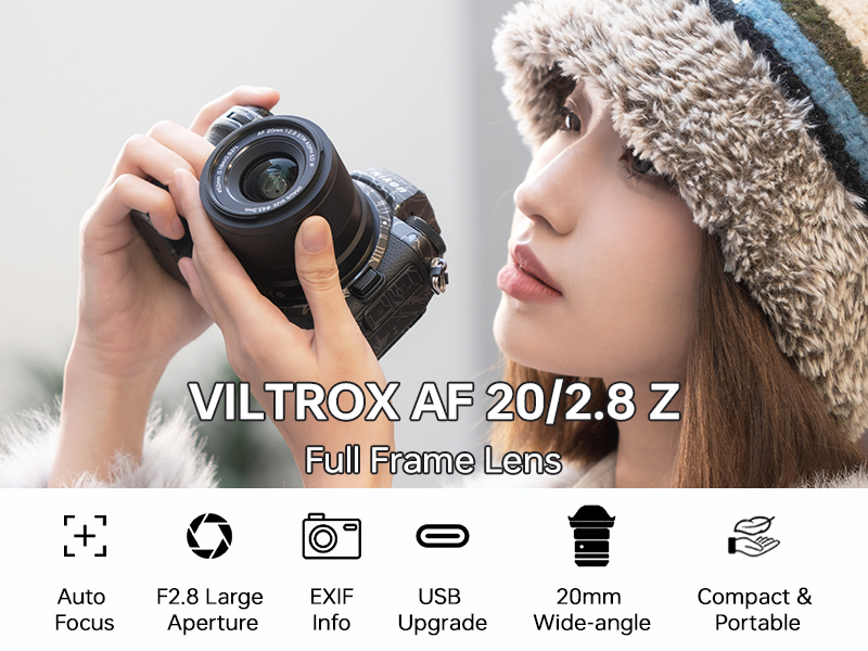 Amazon.com : VILTROX 20mm F2.8 f/2.8 AF Lens for Nikon Z