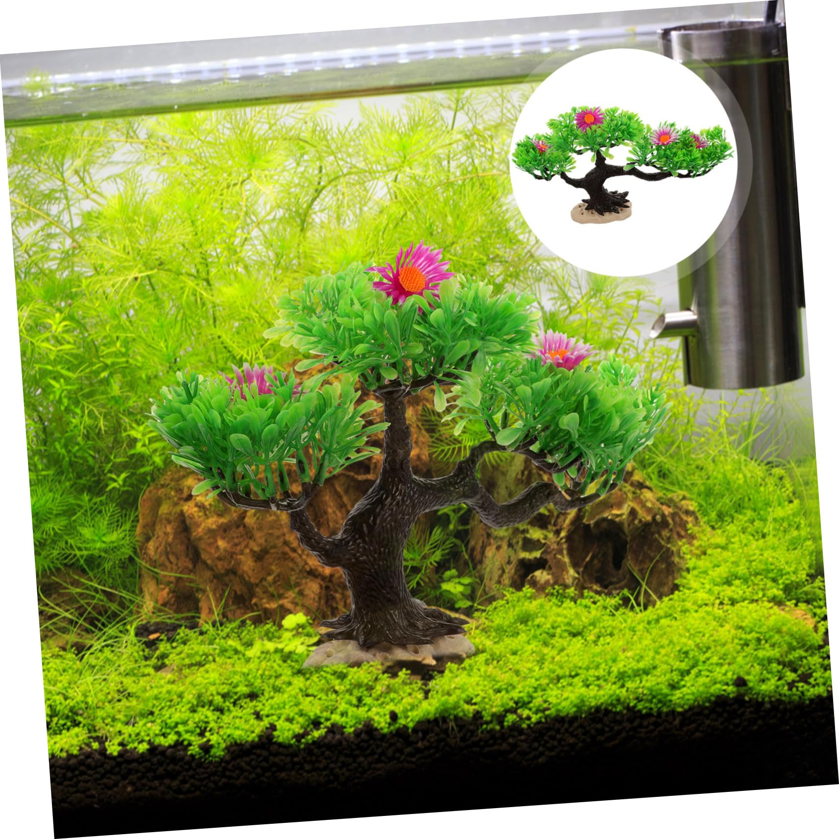 BESPORTBLE 5 Stücke Künstliche Pflanzen Baum Für Aquarium Dekorationen Aquarium Landschaft Prop