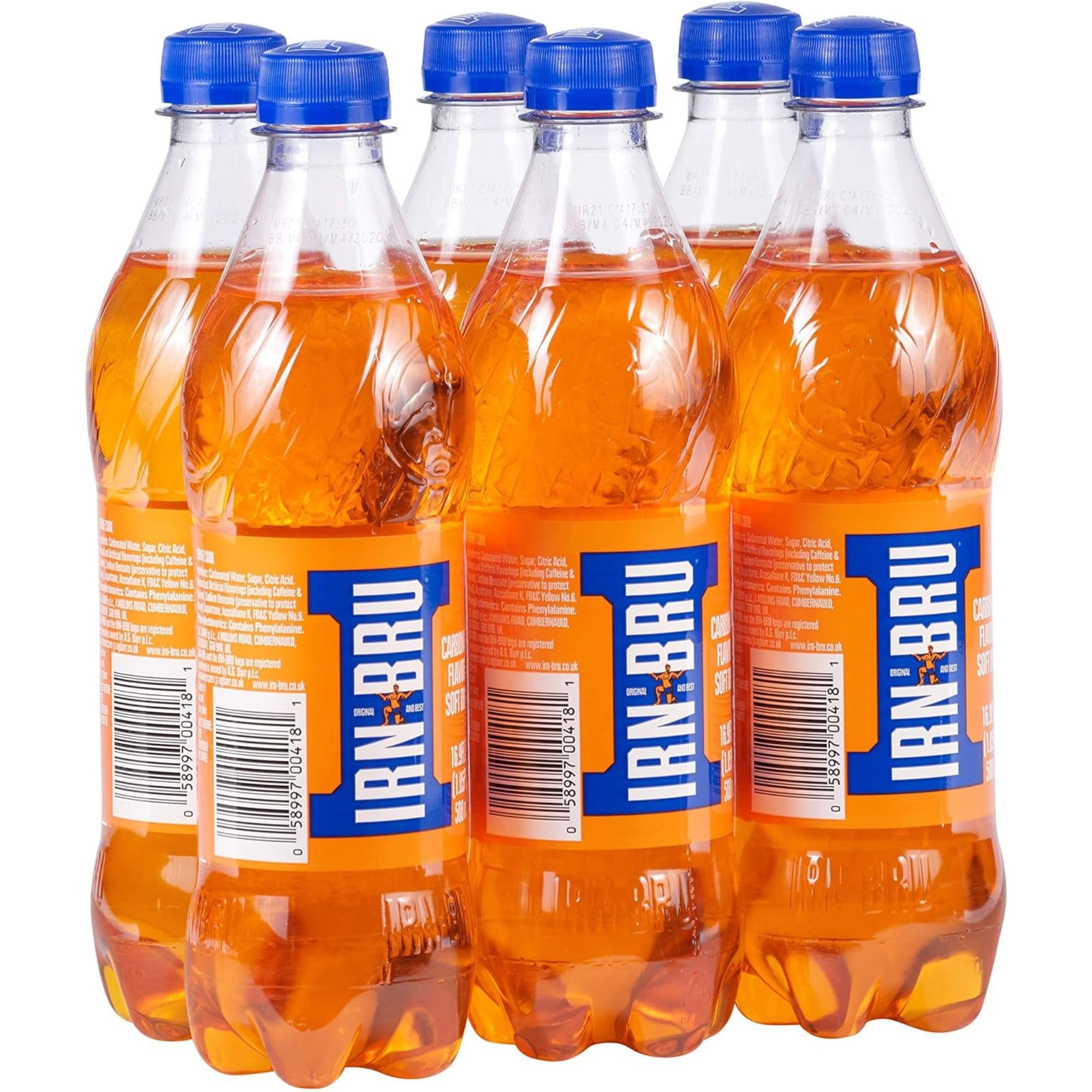 Amazon.com : IRN-BRU Original Scottish Sparkling Soda, Citrus Flavored  Carbonated Drink - Sparkling Flavored Soft Drink, 32 Flavor Recipe, 16.9 fl  oz Bottles, Pack of 6 : Soda Soft Drinks : Grocery & Gourmet Food