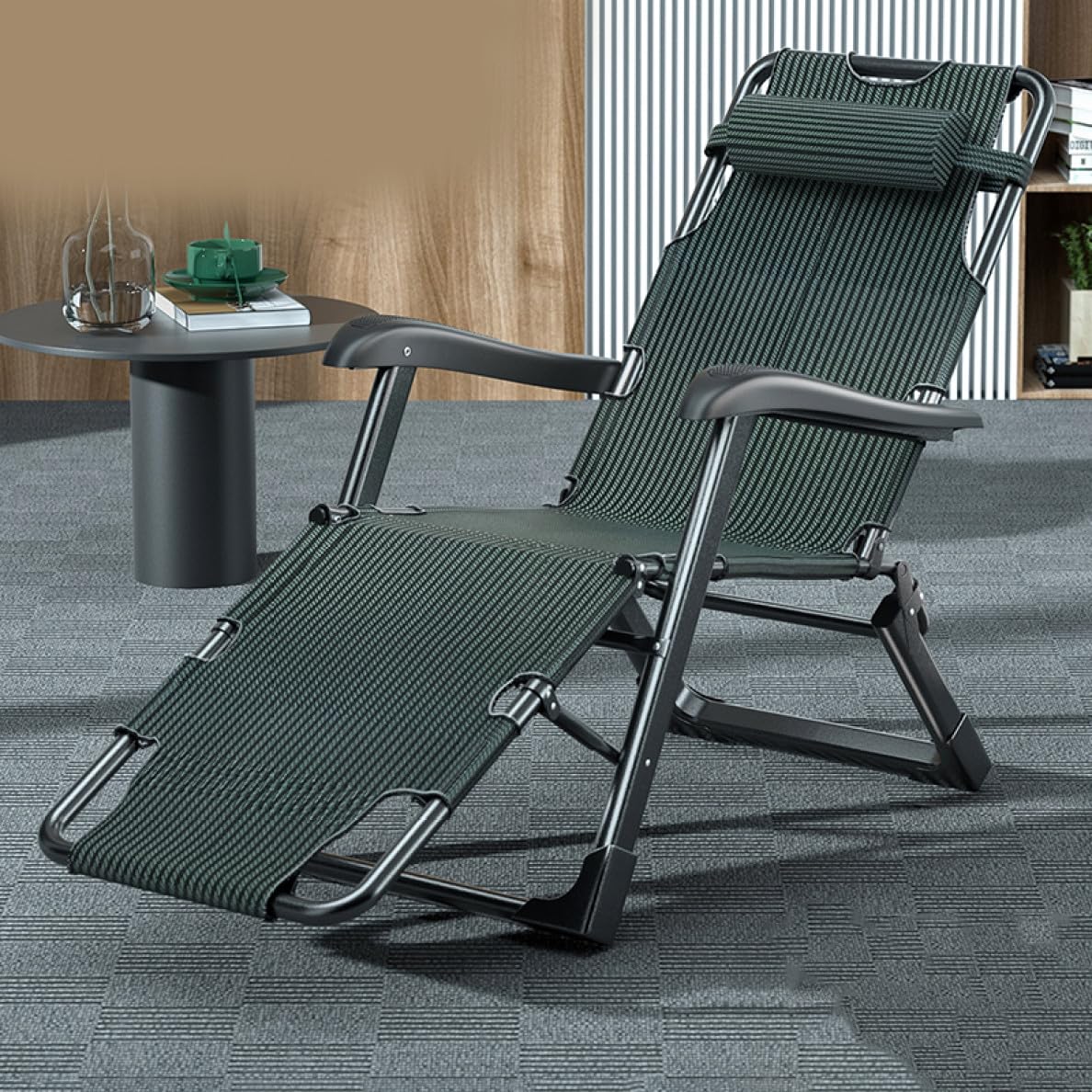 Amazon.co.jp: [ADSNS] リクライニングチェア 折りたたみ 昼休み