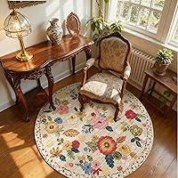 Vista 25 de Alfombras de Área 8x10 Lavables: Alfombra Grande para Sala de Estar Resistente a Manchas Desgastada Vintage Boho Alfombra Antideslizante de Pelo