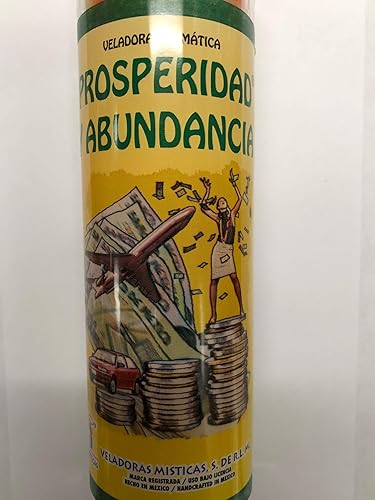 Prosperity & Abundance (Prosperidad Y Abundancia) Vela perfumada preparada 7 días en vidrio