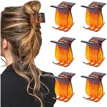 6 Pcs Hair Claw Clips, 2 Inch Small Claw Clips for Thin or Medium Hair