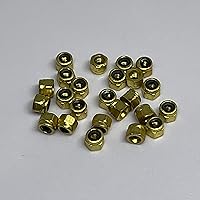 Vista 2 de 24 tuercas de bloqueo para diapasón dorado para camiones de diapasón, inserto de nailon mejorado