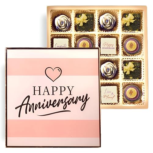 Laumière Gourmet Fruits - Colección Superfood Parfait Happy Anniversary Edition - Cuadrado (16 piezas) - Cesta de regalo saludable - Cesta de regalo disponible en Yaxa Mexico