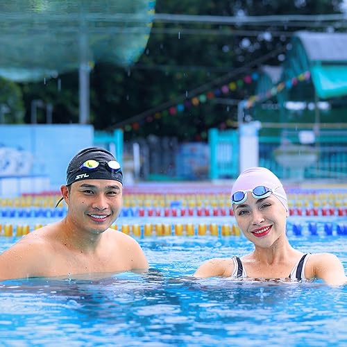 Miniatura 9 de Gafas de natación con espejo, para adultos, gafas de natación competitivas para hombres, mujeres, adolescentes, antiniebla, protección UV