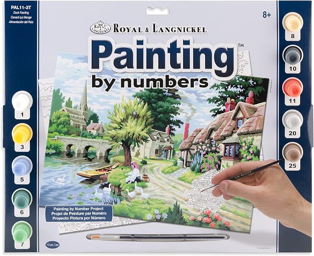 Royal & Langnickel PAL11 Duck Feeding Paint by Numbers Kit