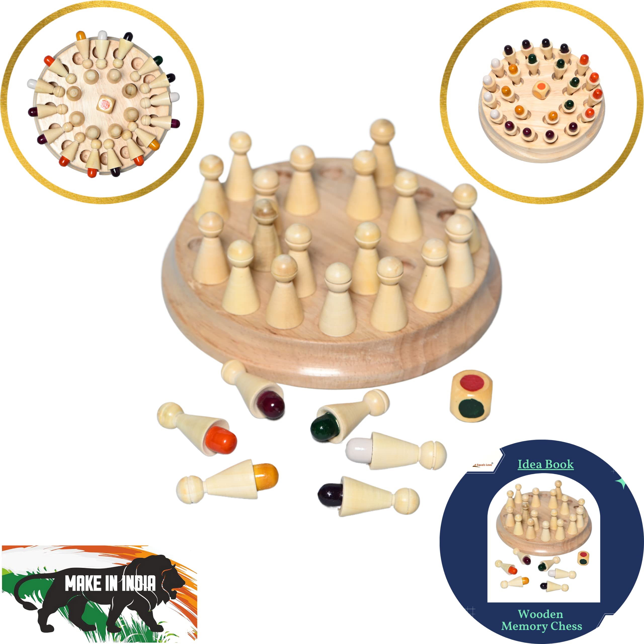 GELTOY Wooden Memory Chess Matchstick Brain Game, Multicolor Kids Intelligence Toy Funny Block Board Games, Early Educational Toys Set, Brain Trainig Games for Boys and Girls Age 3+ (B09Q1J9R23) Amazon Price History, Amazon Price Tracker