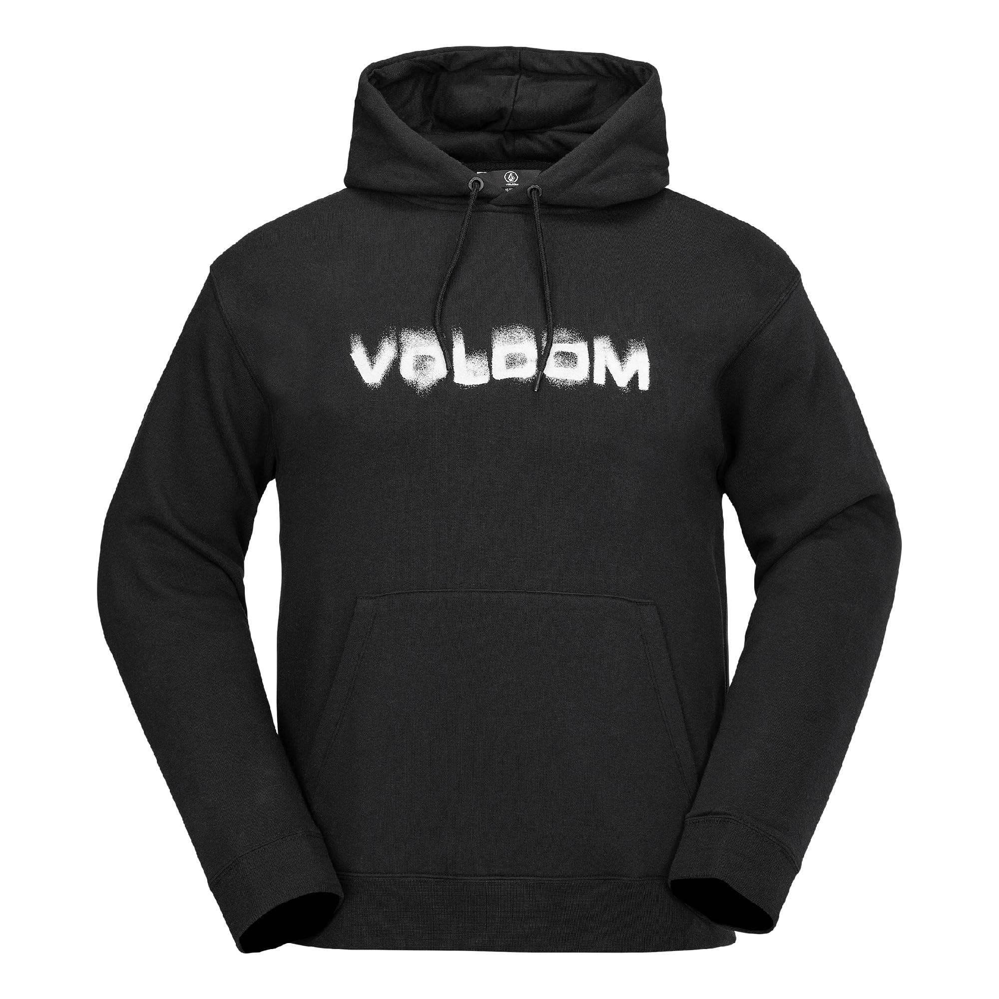 Volcom Men's Black S5 Essential Riding Hoodie – Buttery Soft Fleece Snowboard Sweatshirt, Black, S