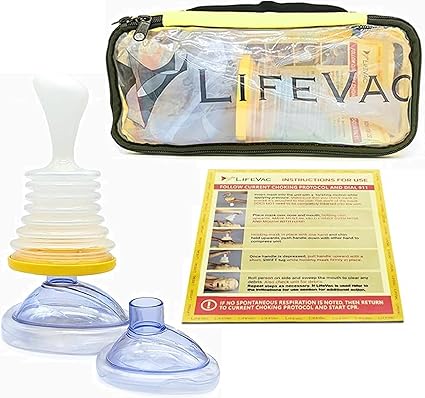 LifeVac Travel Kit (Canadian Version) - Choking Rescue Device, Portable Suction Rescue Device First Aid Kit
