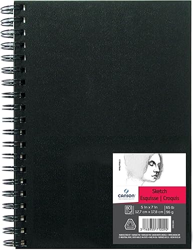 Miniatura 7 de Canson Artist Series - Cuaderno de bocetos de alambre, 11 x 14 pulgadas, 160 hojas (65 libras3.39 oz), papel de artista para adultos y estudiantes,