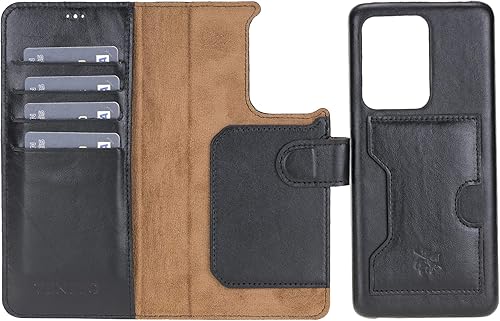 Miniatura 124 de Venito Funda tipo cartera para iPhone 15 con tarjetero y bloqueo RFID, funda de cuero para teléfono, funda desmontable de 6.1 pulgadas, Florencia