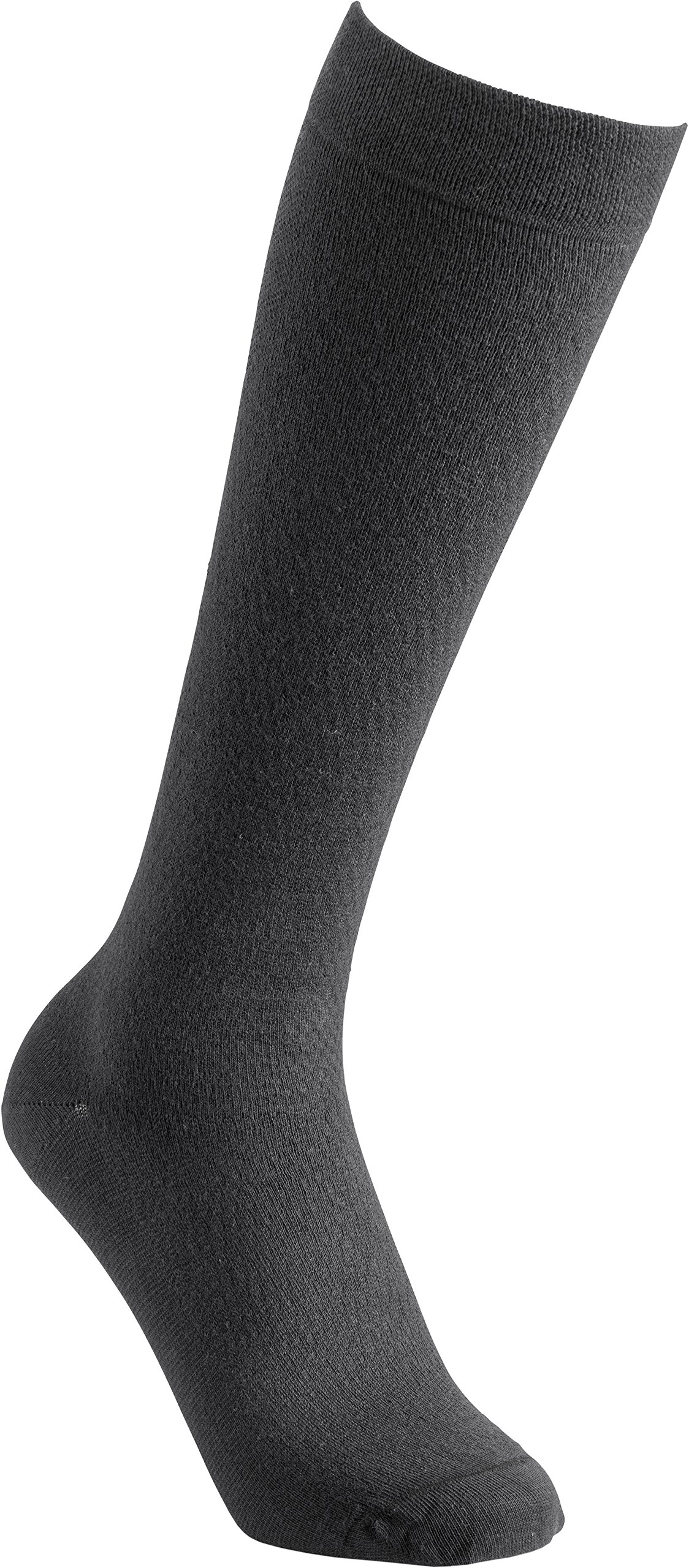 Cosyfeet Women's Black Energising Cotton Socks - S