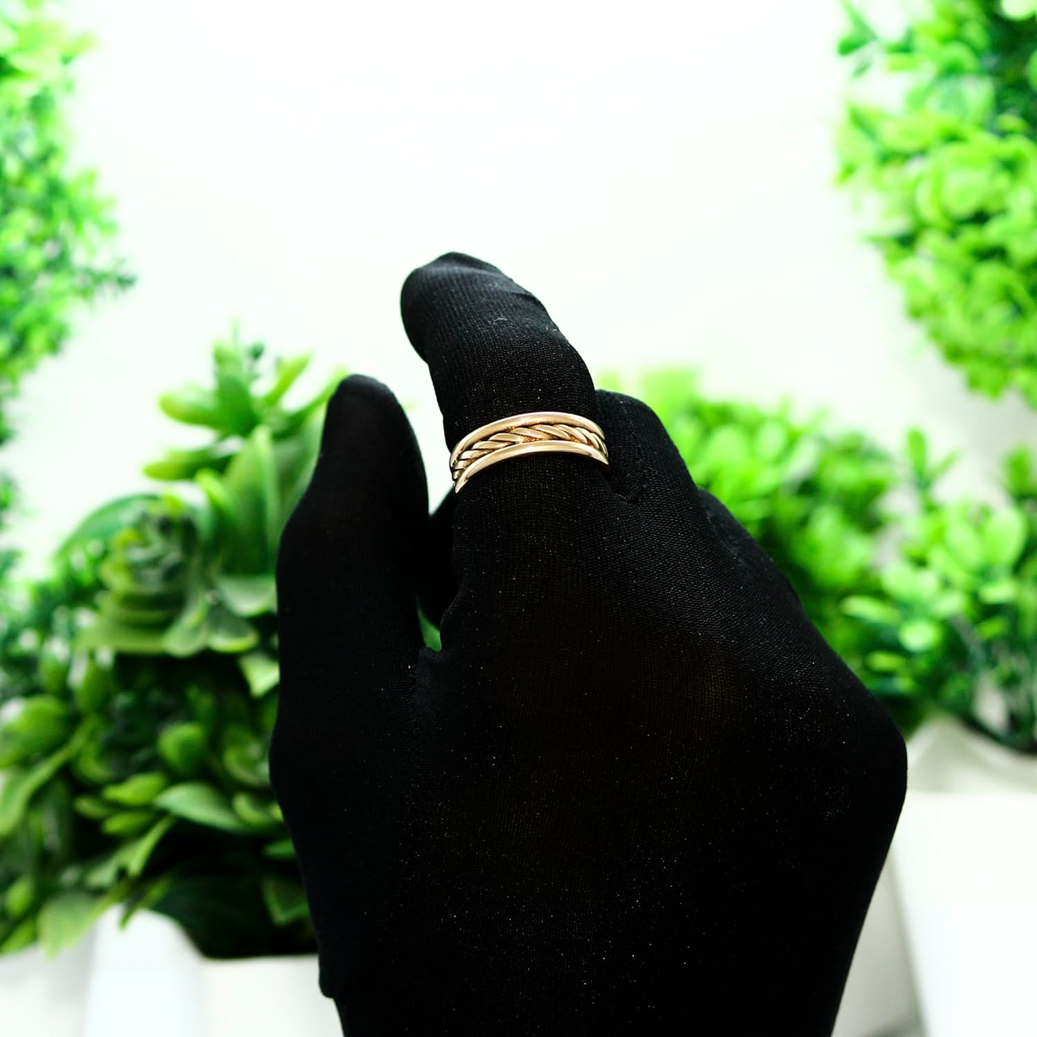 Pure Copper Classic Handmade Band Ring Gift Jewelry for Men and Women - Image 3