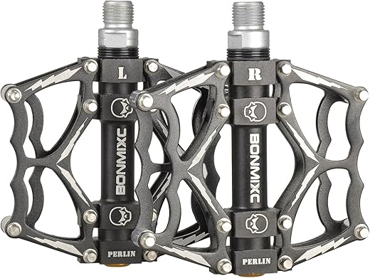 BONMIXC Bike Pedals 9/16 Good Looking Great Performance Sealed Bearing Mountain Bicycle Pedals Aluminum Alloy Road Bike Pedals