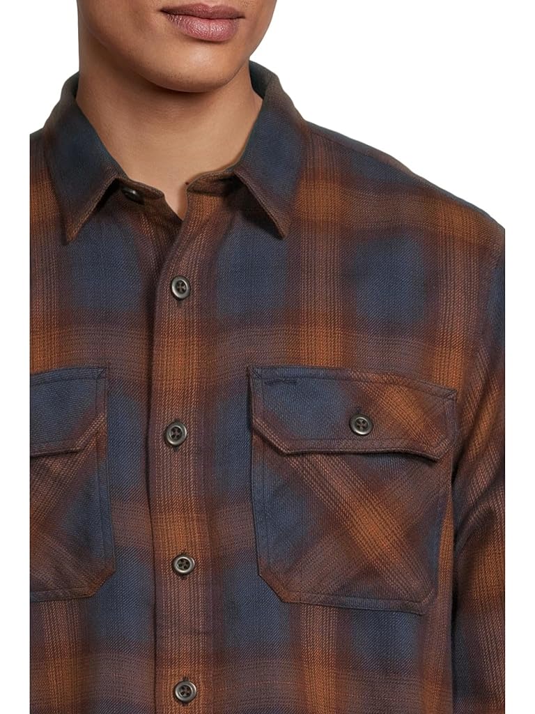 Navy Pendleton Burnside Flannel Shirt