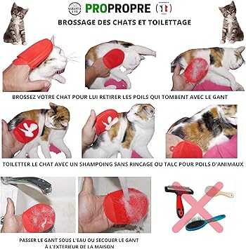 Gant De Toilettage Poil Chien Poil Chat Brosse Anti Poils Courts Poils Longs Ramasse Poils Enleve Poils Vetements Canape Vehicule Brosse Animaux Set De 1 Gant Rouge 1 Gant Amazon Fr Animalerie