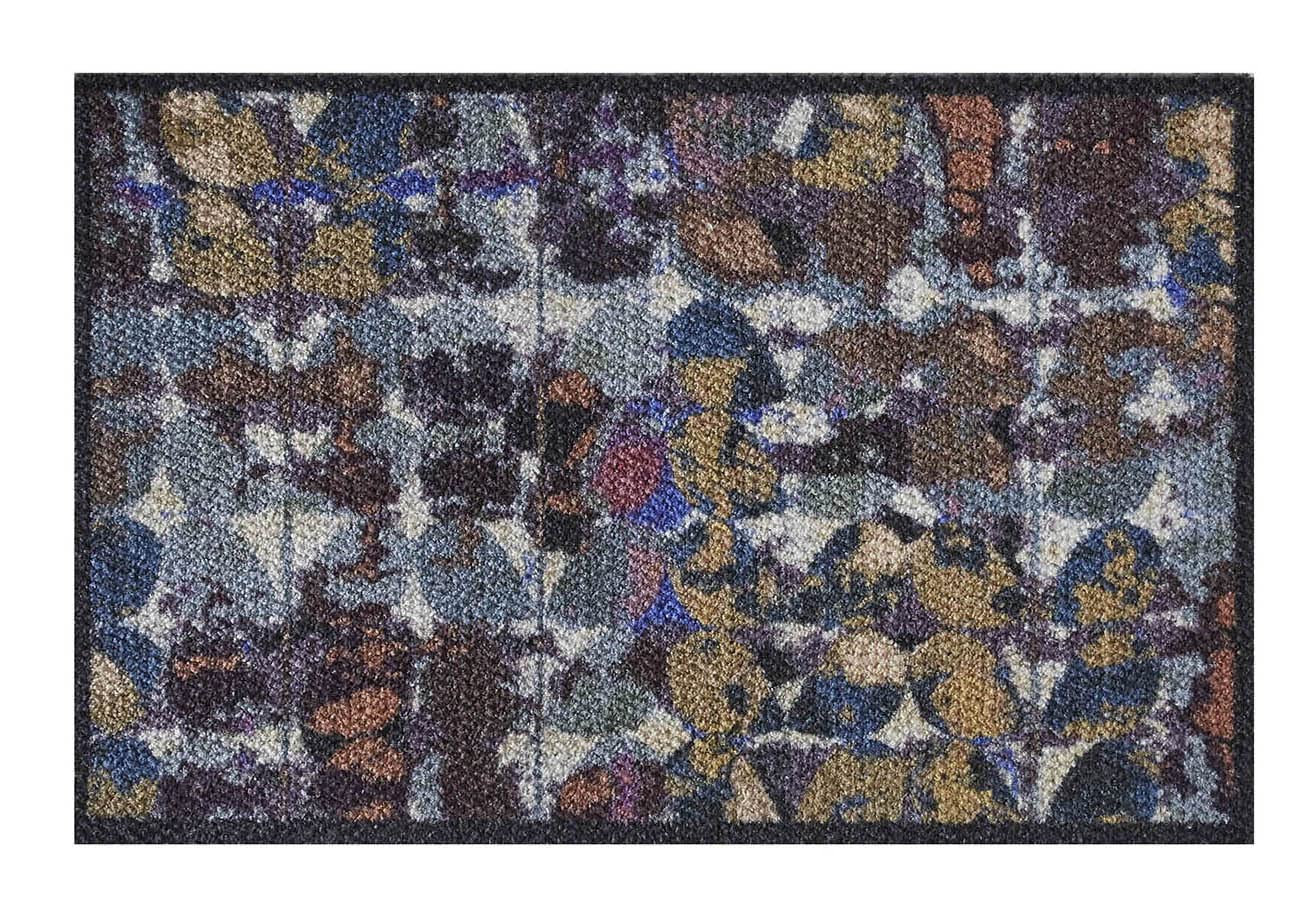 Tapis de course 50x75 cm Entrée MD Parade Art Flowers de passage