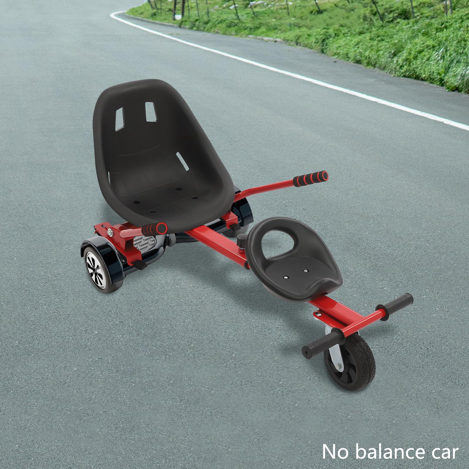 Regulowane siedzisko hoverboard dla 2 osób – podwójne siedzenie jako nakładka na deskę hoverboard dla dorosłych – bezpieczna karta hoverboard do parku i na zewnątrz – nie zawiera deskorolki