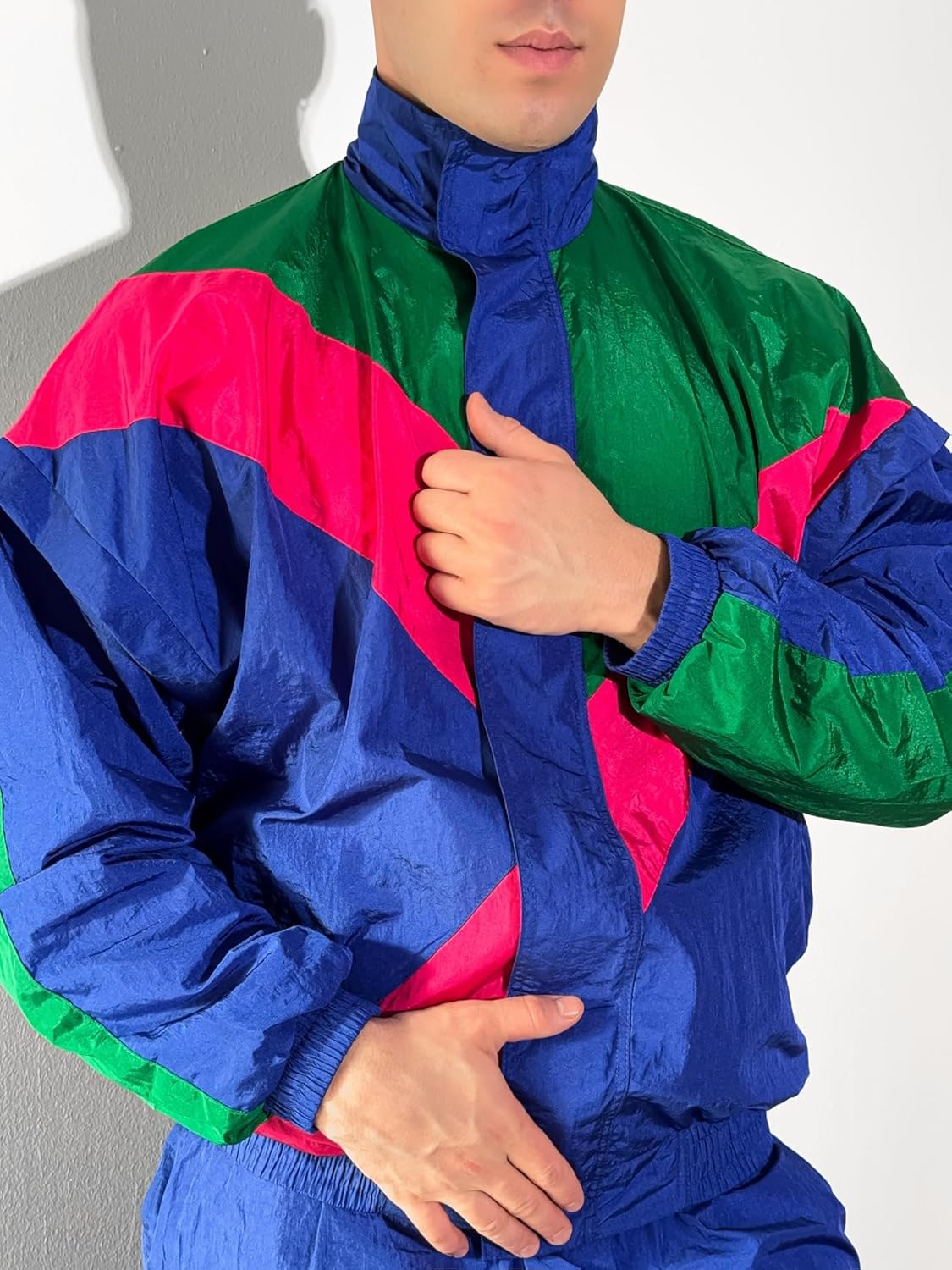 Mens Retro Tracksuit Set M-XL, 80s and 90s Outfit for Men